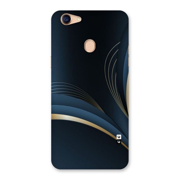 Gold Blue Beauty Back Case for Oppo F5