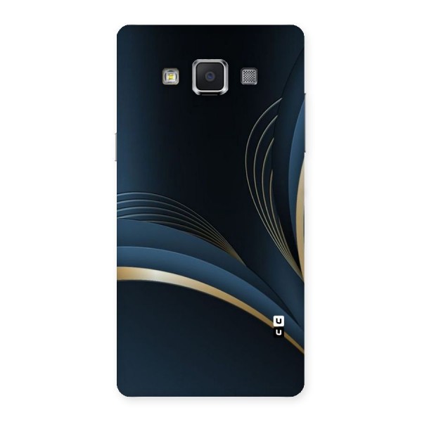 Gold Blue Beauty Back Case for Samsung Galaxy A5