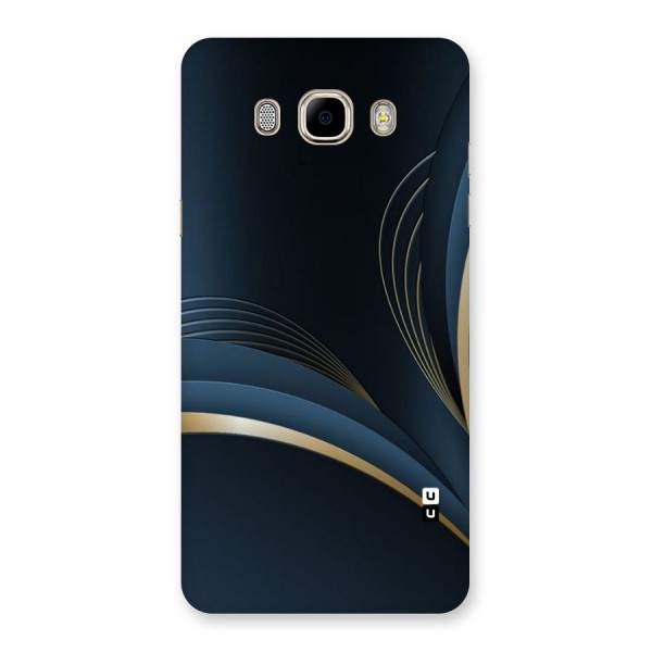 Gold Blue Beauty Back Case for Samsung Galaxy J7 2016
