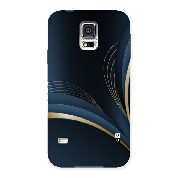 Gold Blue Beauty Back Case for Samsung Galaxy S5