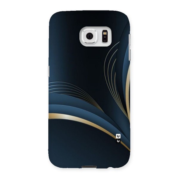 Gold Blue Beauty Back Case for Samsung Galaxy S6