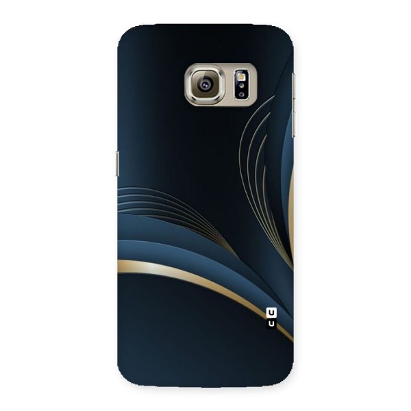 Gold Blue Beauty Back Case for Samsung Galaxy S6 Edge