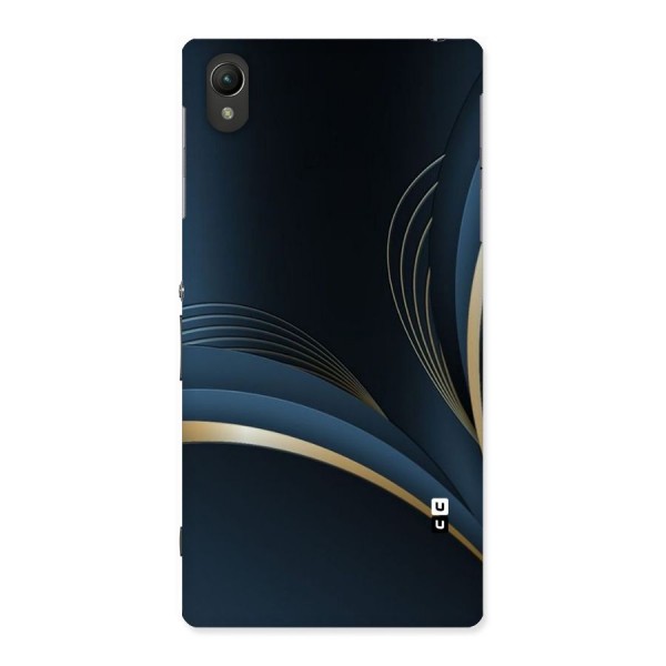 Gold Blue Beauty Back Case for Sony Xperia Z1