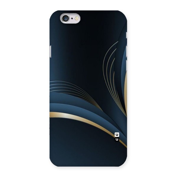Gold Blue Beauty Back Case for iPhone 6 6S