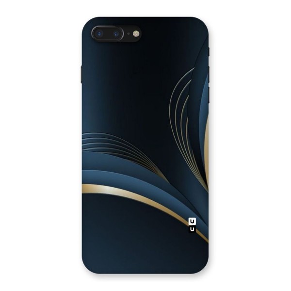 Gold Blue Beauty Back Case for iPhone 7 Plus