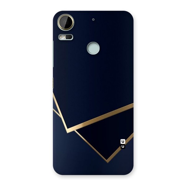 Gold Corners Back Case for Desire 10 Pro