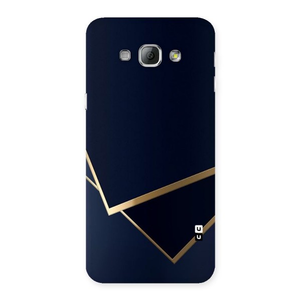 Gold Corners Back Case for Galaxy A8