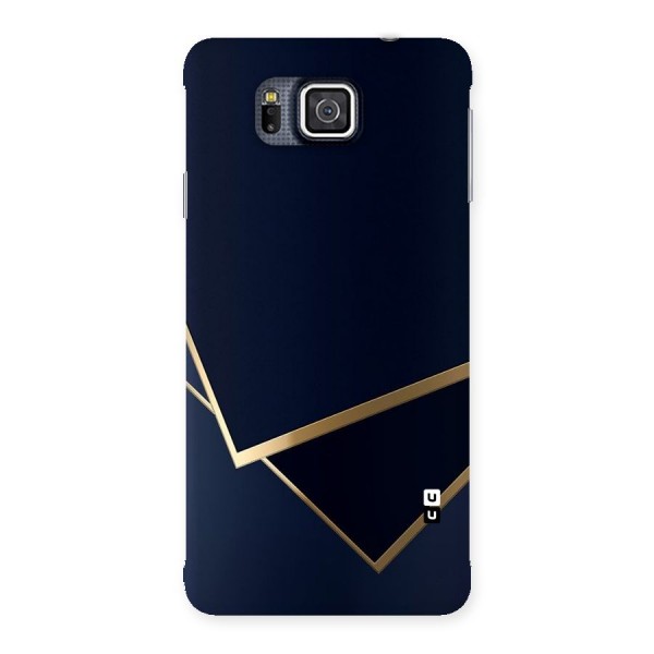 Gold Corners Back Case for Galaxy Alpha