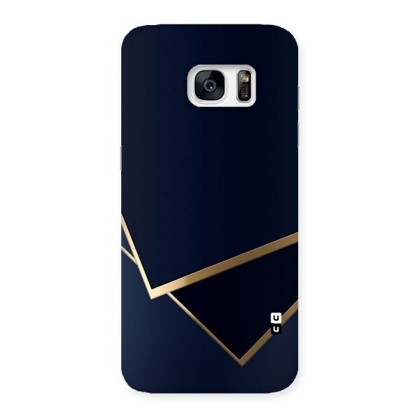 Gold Corners Back Case for Galaxy S7 Edge
