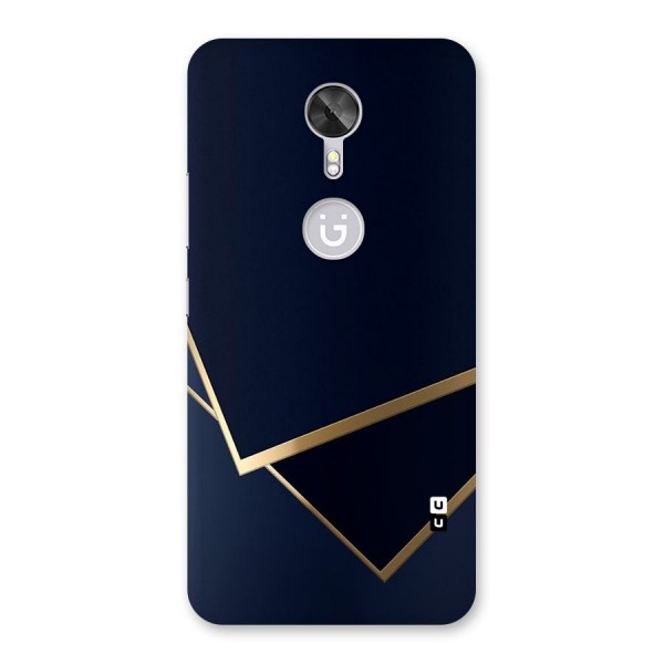 Gold Corners Back Case for Gionee A1