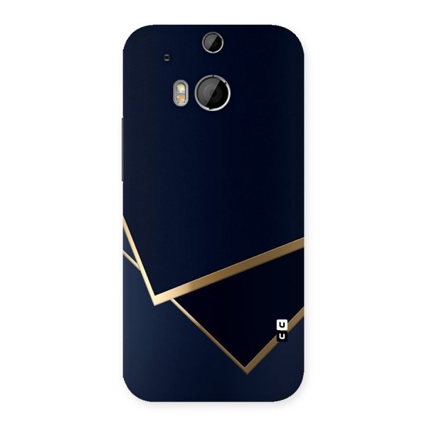 Gold Corners Back Case for HTC One M8
