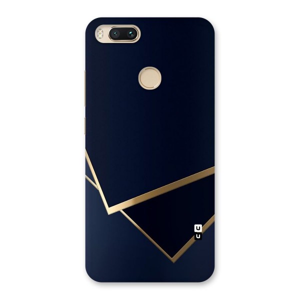 Gold Corners Back Case for Mi A1