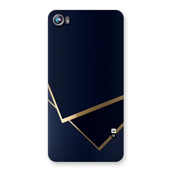 Gold Corners Back Case for Micromax Canvas Fire 4 A107