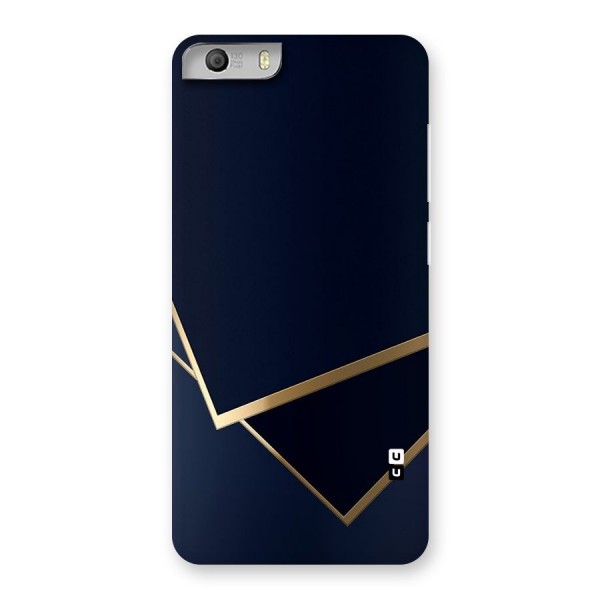 Gold Corners Back Case for Micromax Canvas Knight 2