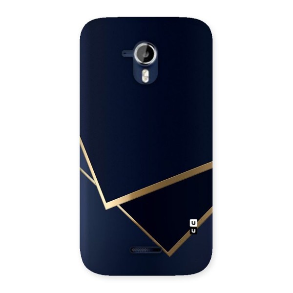 Gold Corners Back Case for Micromax Canvas Magnus A117