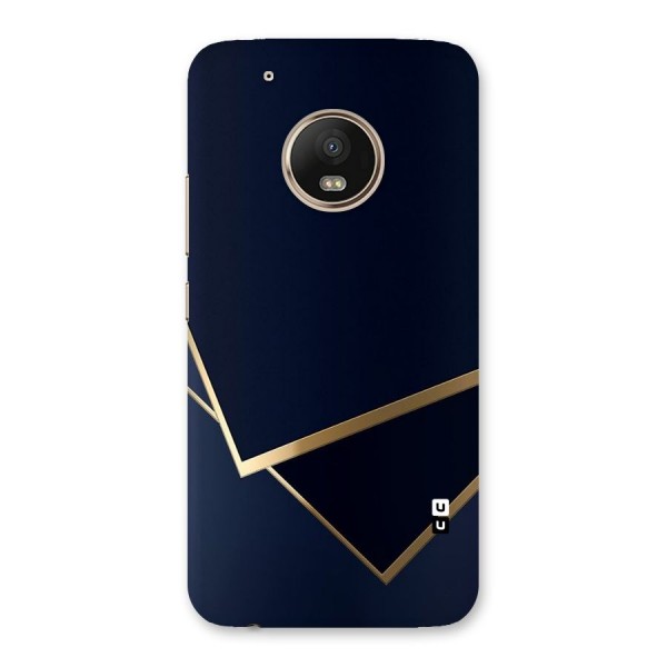 Gold Corners Back Case for Moto G5 Plus