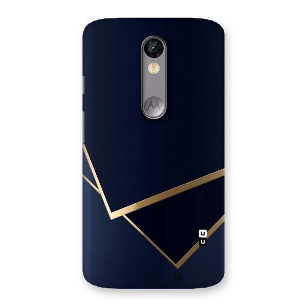 Gold Corners Back Case for Moto X Force