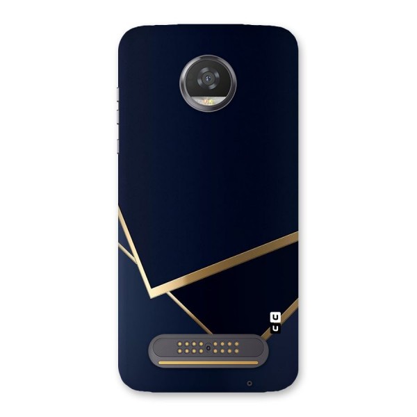 Gold Corners Back Case for Moto Z2 Play