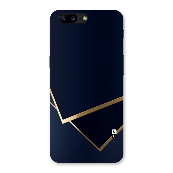 Gold Corners Back Case for OnePlus 5