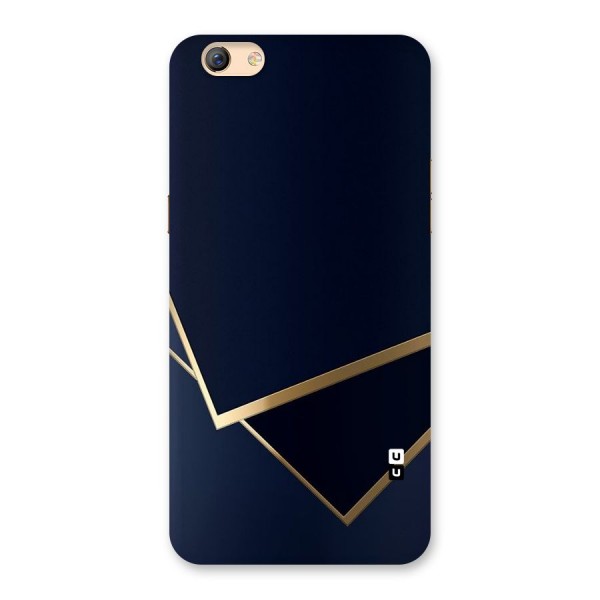 Gold Corners Back Case for Oppo F3 Plus