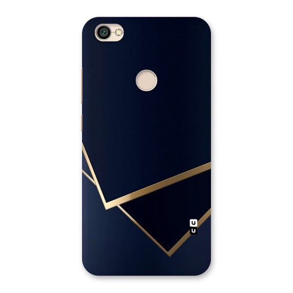 Gold Corners Back Case for Redmi Y1 2017