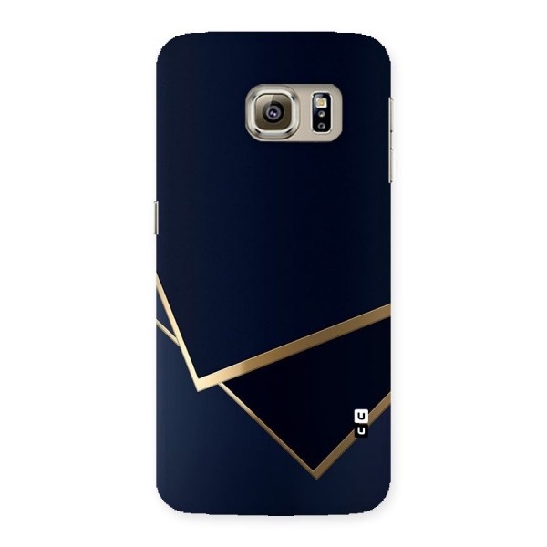 Gold Corners Back Case for Samsung Galaxy S6 Edge