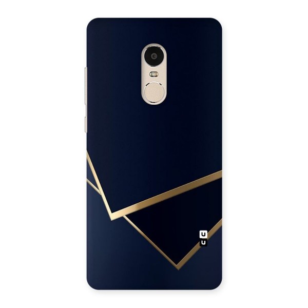 Gold Corners Back Case for Xiaomi Redmi Note 4