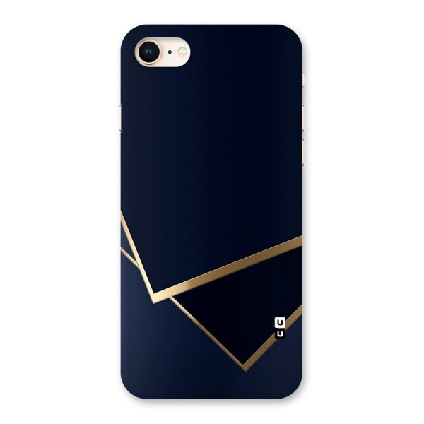Gold Corners Back Case for iPhone 8
