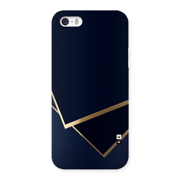 Gold Corners Back Case for iPhone SE