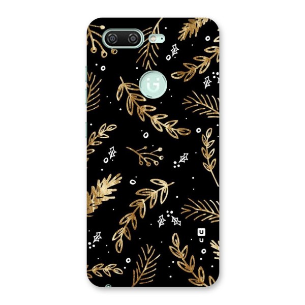 Gold Palm Leaves Back Case for Gionee S10