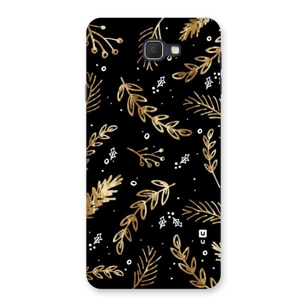 Gold Palm Leaves Back Case for Samsung Galaxy J7 Prime