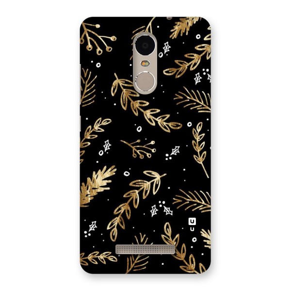 Gold Palm Leaves Back Case for Xiaomi Redmi Note 3