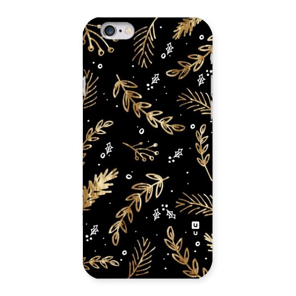 Gold Palm Leaves Back Case for iPhone 6 6S