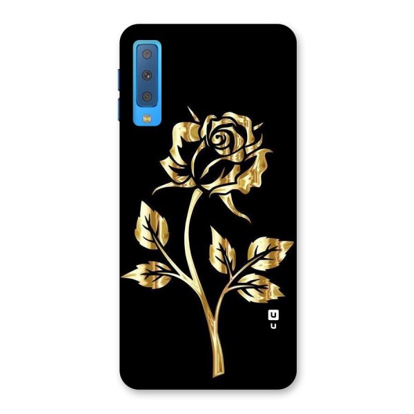 Gold Rose Back Case for Galaxy A7 (2018)