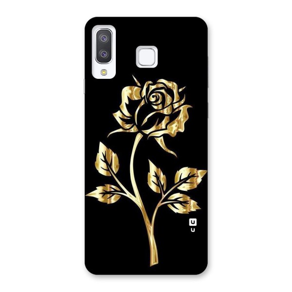 Gold Rose Back Case for Galaxy A8 Star