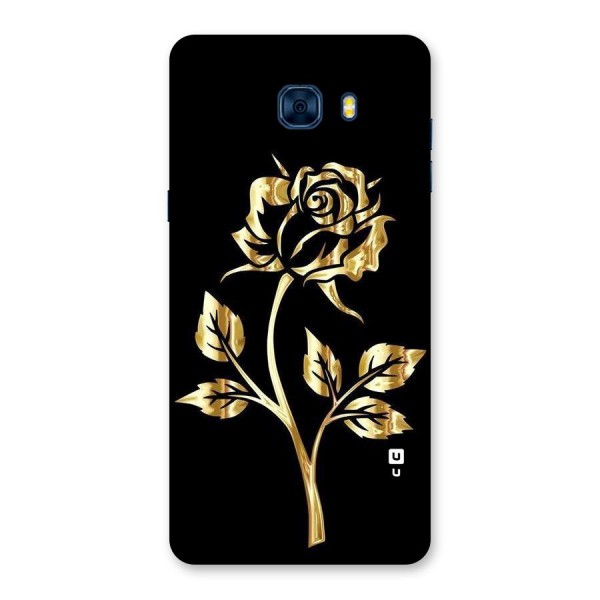 Gold Rose Back Case for Galaxy C7 Pro