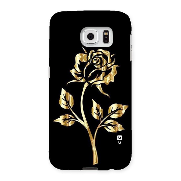 Gold Rose Back Case for Samsung Galaxy S6