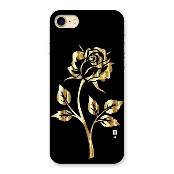 Gold Rose Back Case for iPhone 7