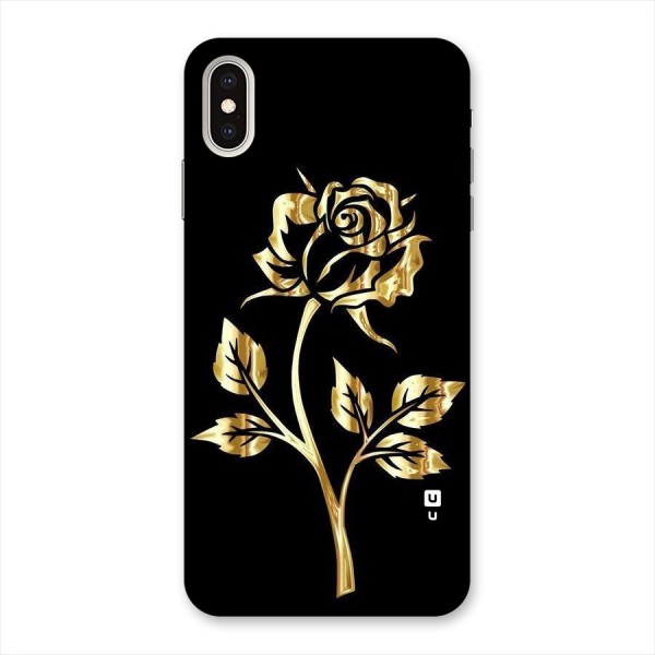 Gold Rose Back Case for iPhone XS Max