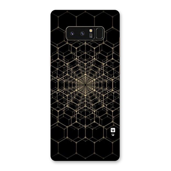 Gold Web Back Case for Galaxy Note 8