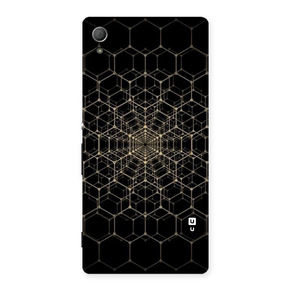 Gold Web Back Case for Xperia Z3 Plus