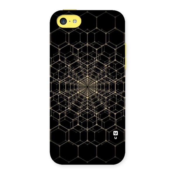 Gold Web Back Case for iPhone 5C