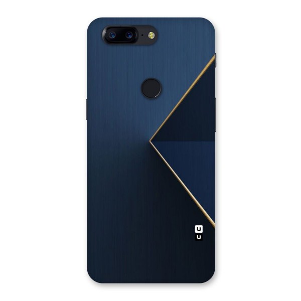 Golden Blue Triangle Back Case for OnePlus 5T