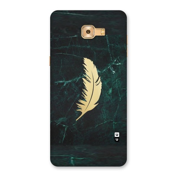 Golden Feather Back Case for Galaxy C9 Pro