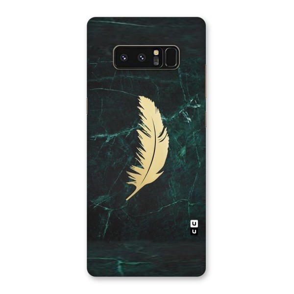 Golden Feather Back Case for Galaxy Note 8