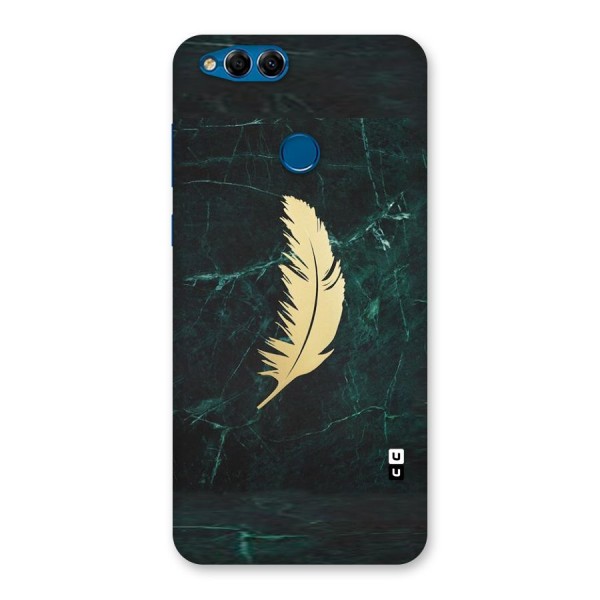 Golden Feather Back Case for Honor 7X
