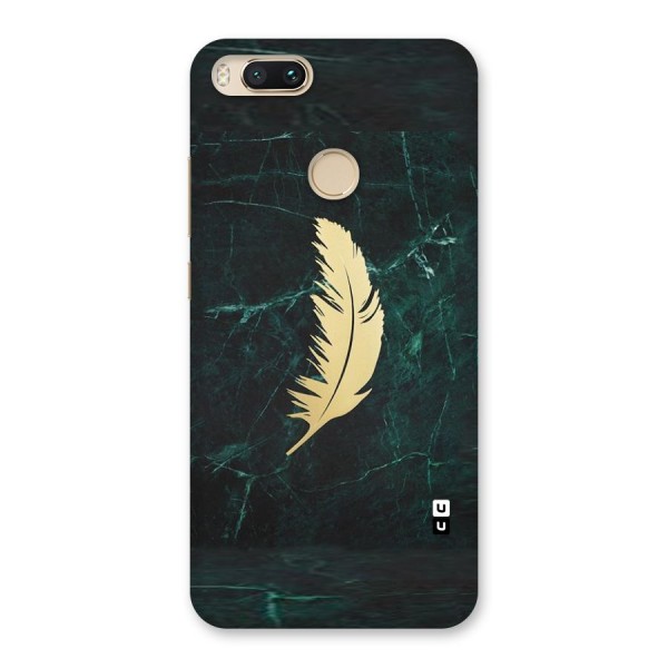 Golden Feather Back Case for Mi A1