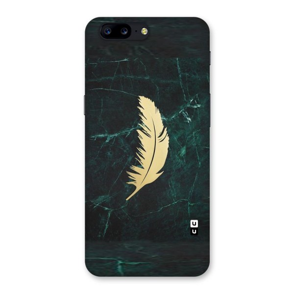 Golden Feather Back Case for OnePlus 5