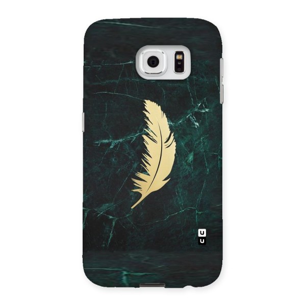 Golden Feather Back Case for Samsung Galaxy S6