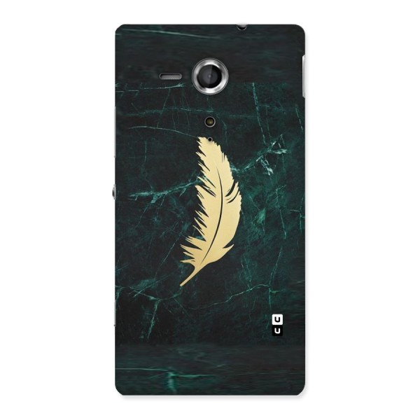 Golden Feather Back Case for Sony Xperia SP
